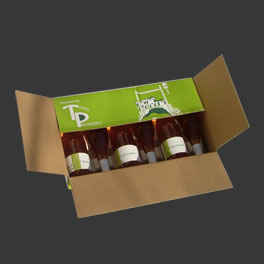 Carton d’emballage pour le vin “ L’apostrophe ”